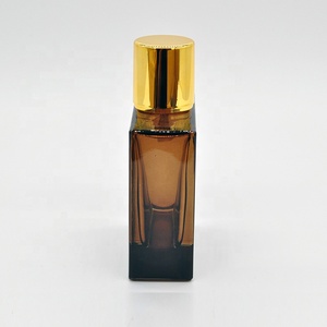 Fashion Design <strong>Brown</strong> Men Luxury Portable Atomizer Vintage Big Clear Square Black <strong>Glass</strong> Perfume <strong>Bottle</strong> 100ml - Product Image 5