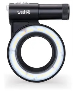 WEEFINE WF058 अंगूठी प्रकाश फ्लैश मोड के साथ 3000 Lumens (M67 पिरोया) के लिए मैक्रो DSLR करने के लिए कॉम्पैक्ट से किसी भी कैमरे के साथ तस्वीरें