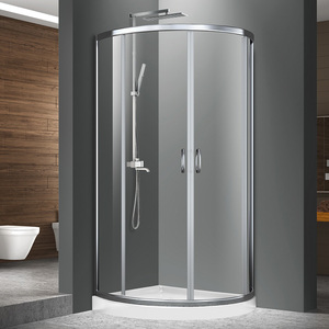 Italien et demi rond 100x100 lowes autoportant coulissante <span class=keywords><strong>cabine</strong></span> <span class=keywords><strong>de</strong></span> <span class=keywords><strong>douche</strong></span> - Product Image 1