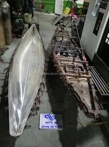 주문을 받아서 만들어진 LLDPE 플라스틱 큰 rotomolded 구조 플라스틱 배 형 카누 회전 형 - Product Image 4