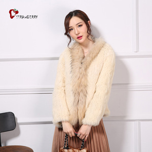 <span class=keywords><strong>Bon</strong></span> <span class=keywords><strong>Prix</strong></span> De <span class=keywords><strong>Fourrure</strong></span> De Lapin Veste Dames En Gros <span class=keywords><strong>Manteau</strong></span> D'hiver - Product Image 3