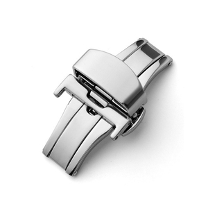 Tschick Khóa Đồng Hồ Khóa Đôi Bằng Thép Không Gỉ Chất Lượng Tốt 12 16 18 20 22 24Mm Khóa Đồng Hồ Triển Khai Tất Cả Bướm Tỏa Sáng - Product Image 5