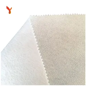 SDT120 needle punched nonwoven fusing interlining fabric adhesive lining fabric hot melt polyester fabric interlining