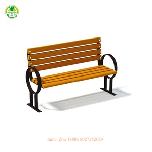 termurah china grosir kursi taman / jalan furniture bangku kayu / outoor kursi kursi kayu pengganti QX-144E 
