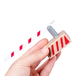 15 Pcs niños educativos de madera Montessori bloques de seguridad cognitiva carretera señales de tráfico de juguete - Product Image 4