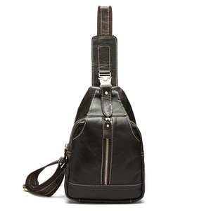 Usine Drop Shipping 8101 Rétro Multifonction Bandoulière <span class=keywords><strong>Poitrine</strong></span> <span class=keywords><strong>Sac</strong></span> Hommes En Cuir <span class=keywords><strong>Sac</strong></span> De <span class=keywords><strong>Poitrine</strong></span> - Product Image 1