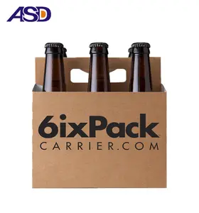 Six Pack Beer Bottle Carrier Box