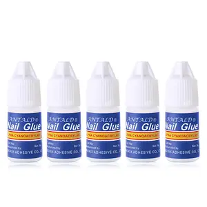 <span class=keywords><strong>Colle</strong></span> professionnelle étanche <span class=keywords><strong>non</strong></span> <span class=keywords><strong>toxique</strong></span> pour <span class=keywords><strong>faux</strong></span> <span class=keywords><strong>ongles</strong></span> et décorations, 5 ml, 3g, pour manucure, Nail Art - Product Image 1