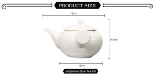 Alta calidad mango de porcelana blanca té japonés de <span class=keywords><strong>la</strong></span> olla para hotel y <span class=keywords><strong>restaurante</strong></span> - Product Image 6