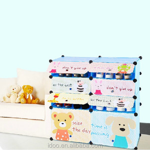 Plástico <span class=keywords><strong>barato</strong></span> simple dibujos animados diseño <span class=keywords><strong>Zapatero</strong></span> gabinete de almacenamiento para niños - Product Image 4