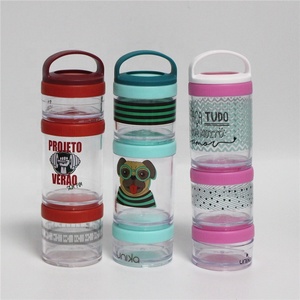 กล่องใส่อาหารเสริมแบบซ้อนได้ กล่องใส่ขนม กล่องใส่อาหาร - Product Image 2