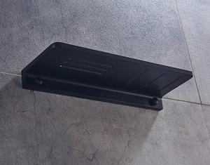 Bathroom Shelf Wall Mounted Black <strong>Soap</strong> Dish <strong>Soap</strong> <strong>Holder</strong> - Product Image 2