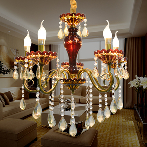 Más competitivo elegante <span class=keywords><strong>moderno</strong></span> pendientes candelabro de cristal led iluminación interior - Product Image 1