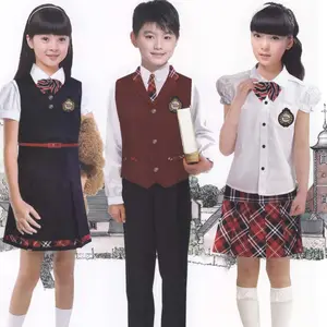 Cina prezzo di fabbrica OEM di scuola Blazer blu navy sacchetto di Scuola dei bambini grigio marnoon Uniformi del Vestito della Giacca sportiva