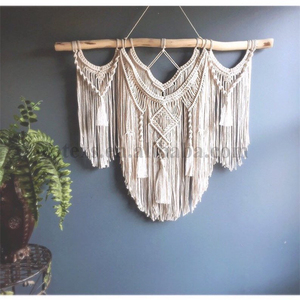 HW058 Fashionable Design Large Macrame Decor Macrame <strong>Wall</strong> <strong>Hanging</strong> Woven <strong>Hanging</strong> <strong>Wall</strong> Tapestry Weaving <strong>Boho</strong> <strong>Wall</strong> <strong>Hanging</strong> - Product Image 2