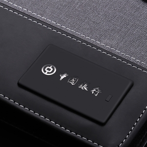 8000mah LED לוגו עור powerbank מטען אלחוטי נייד עם כוח בנק ו 16gb usb דיסק און קי