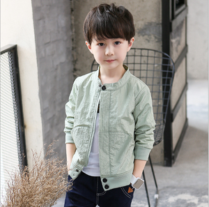 <span class=keywords><strong>Veste</strong></span> de bébé pour garçons, <span class=keywords><strong>veste</strong></span> à col montant, de couleur unie, nouvelle collection <span class=keywords><strong>printemps</strong></span> 2019 - Product Image 2