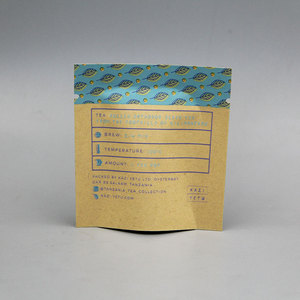 Bustina di caffè dimagrante biodegradabile impermeabile matcha tè verde <span class=keywords><strong>carta</strong></span> kraft/crema cosmetica confezione campione - Product Image 2