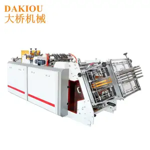 DAKIOU-máquina de eructar de cartón, caja de hamburguesas de papel de alta velocidad, completamente automática, HBJ-D800/1200