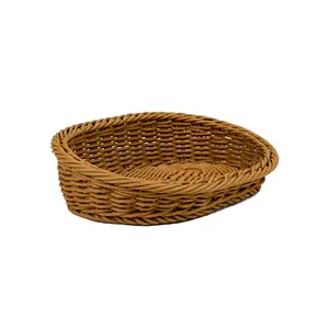 Custom Wholesale Supermarkets POP Fruits and Vegetable Wicker Basket