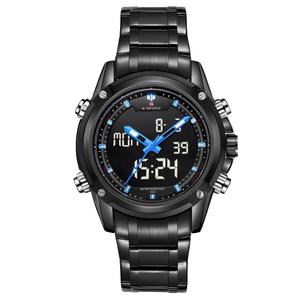 Naviforce 9050 impermeable de cuarzo de acero digital <span class=keywords><strong>Relojes</strong></span> hombres oficial tienda propietario de la marca de Naviforce reloj - Product Image 4