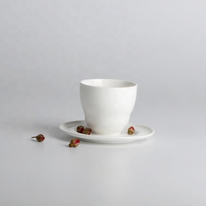 <span class=keywords><strong>A</strong></span> <span class=keywords><strong>granel</strong></span> de diseño único vintage de Llano no manejar de café de cerámica taza de té conjuntos - Product Image 2