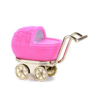 Boîte de rangement en velours, pour <span class=keywords><strong>bijoux</strong></span> en forme de voiture de bébé, expédition au client - Product Image 2