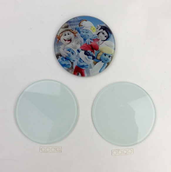 Personalised Full Colour Glass Round Coasters