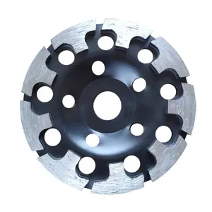 5''/125mm T Segment Diamond Grinding Disc Cup Wheel for Stone Granite Marble Concrete