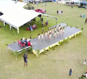 Escenario portátil para espectáculo de pasarela y baile de aluminio al aire libre