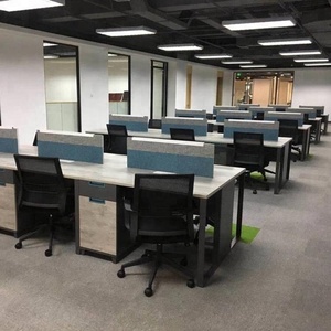 Moderne desk <span class=keywords><strong>office</strong></span> open banc style poste de travail cabine avec tissu table partition (FOH-JW02) - Product Image 1