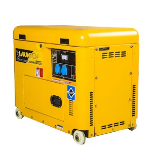 Nhà Máy Giá 5kw Cách Âm Im Lặng Di Động Máy Phát Điện Diesel 5 Kva