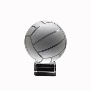 Esfera de Cristal Deportiva, Balón de Voleibol, Adorno para el Hogar, <span class=keywords><strong>Precio</strong></span> de Fábrica - Product Image 1