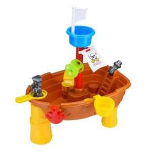 Tavola di acqua per i più piccoli, 2 in 1 <span class=keywords><strong>sabbia</strong></span> e acqua gioco tavolo <span class=keywords><strong>con</strong></span> <span class=keywords><strong>la</strong></span> nave pirata <span class=keywords><strong>sabbia</strong></span> stampi strumenti all'aperto <span class=keywords><strong>spiaggia</strong></span> giocattolo per i bambini - Product Image 3