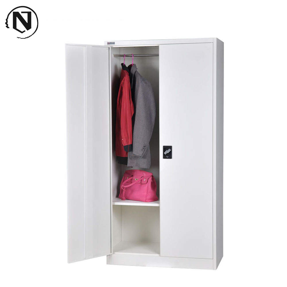 Adapté aux besoins du client d'école de style blanc multifonction en acier armoire vêtements casier