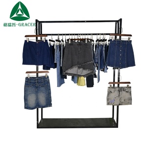 Ropa de <span class=keywords><strong>segunda</strong></span> mano Espana utilizado importado ropa de mujer falda de Jeans - Product Image 5