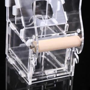 Otomatik evcil hayvan besleyici yeni moda akrilik <span class=keywords><strong>Pet</strong></span> kuşlar tohumları mama besleyici kafes şeffaf sağlıklı <span class=keywords><strong>Pet</strong></span> sadece besleyici - Product Image 5
