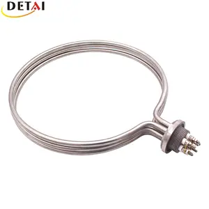Custom 230V 8500W Round Heating Element Beer Brewing Heater Element For Boiler Heater