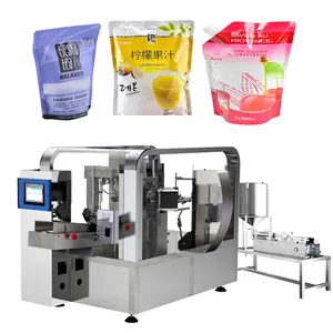 Aseptic Automatic Stand up Spout Pouch Sachet Fruit Juice Packing Machine