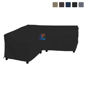 <span class=keywords><strong>Housse</strong></span> de canapé en forme de L en polyester imperméable résistant aux UV et aux intempéries 100% <span class=keywords><strong>pour</strong></span> intérieur/extérieur - Product Image 3