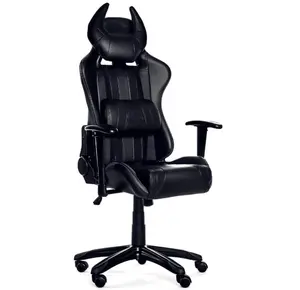 WSZ 1031 Gamer कुर्सी सींग गाय बैल सींग शैली Headrest OEM कमर तकिया कार्यालय गेमिंग कुर्सी कम MOQ रेसिंग कुर्सी सिला Gamer सीटें