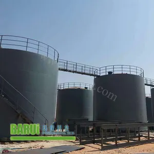 Réservoir de stockage d'huile hydraulique de carburant lourd de 1000 m3 à installer