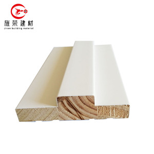 Jiraw Radiata Khung Cửa Bên Ngoài Sơn Lót Màu Trắng Gỗ Rắn Nối Ngón Tay Thông - Product Image 2