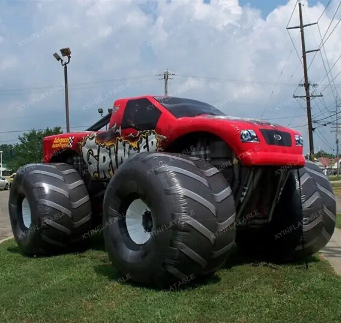 2021 Hot sale giant inflatable monster truck, monster truck inflatable for advertising