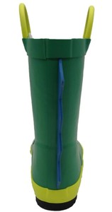 3D Dinosaure Bottes de Pluie De <span class=keywords><strong>Bande</strong></span> <span class=keywords><strong>Dessinée</strong></span> Mignon En Caoutchouc Antidérapant Enfants Wellies <span class=keywords><strong>maternelle</strong></span> chaussures d'eau - Product Image 4