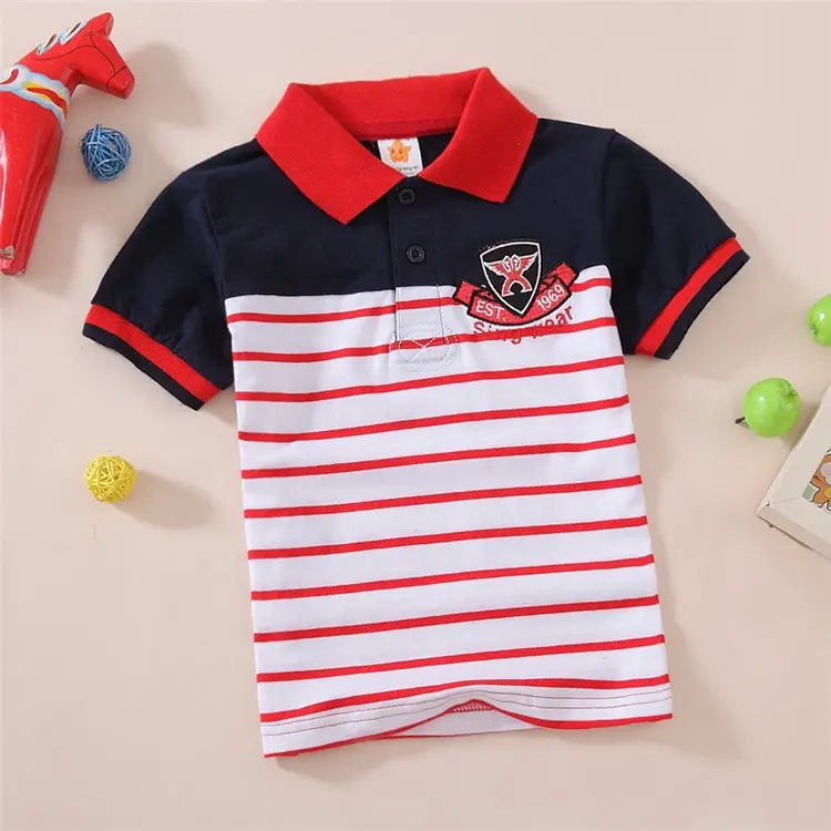 ST-405B赤ちゃんと子供男の子は子供のための綿100% のTシャツ因果ソフトTシャツを着用します