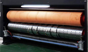 The corrugated hose carton box Flexo machine roll Groover printout's one Color - Product Image 6