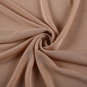 94% poliéster 6% spandex liso teñido sin costura <span class=keywords><strong>tubular</strong></span> costilla de punto tela jersey - Product Image 3