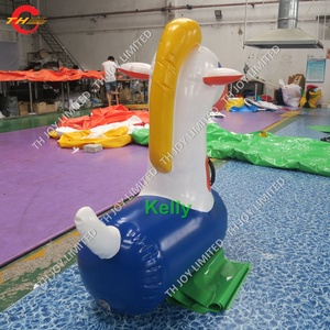 Jeu de course gonflable commercial avec chevaux de course, livraison gratuite - Product Image 6