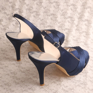 <span class=keywords><strong>Venus</strong></span> atraer azul marino zapatos de tacón alto - Product Image 4